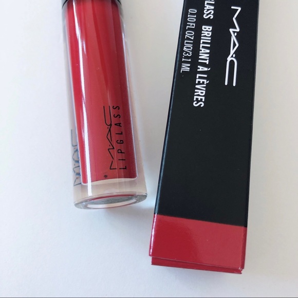 MAC Lipglass 328 Ruby Woo Lipgloss NEW in BOX! - Picture 4 of 10